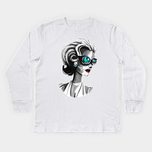 Star Marilyn Kids Long Sleeve T-Shirt